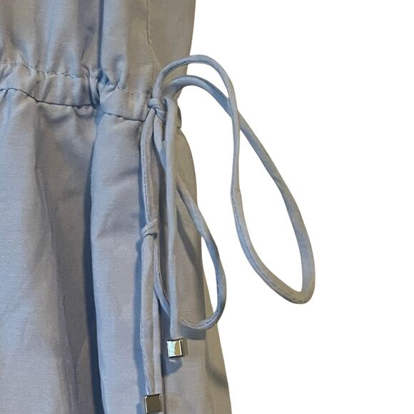 NEW Magali Pascal Louisa Tiered Mini Dress in Hydrangea‎ Blue Size Large - Picture 11 of 13